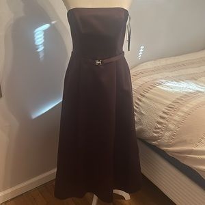 David’s Brian Michelangelo Strapless Belted Dress